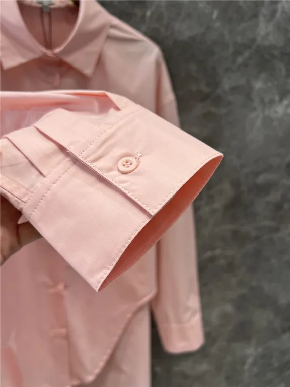 Loewe Irregular Pink Loose Shirt